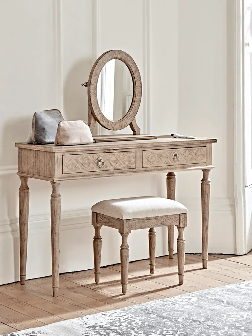 Geometric Parquet Dressing Table