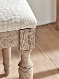 Geometric Parquet Dressing Table Stool