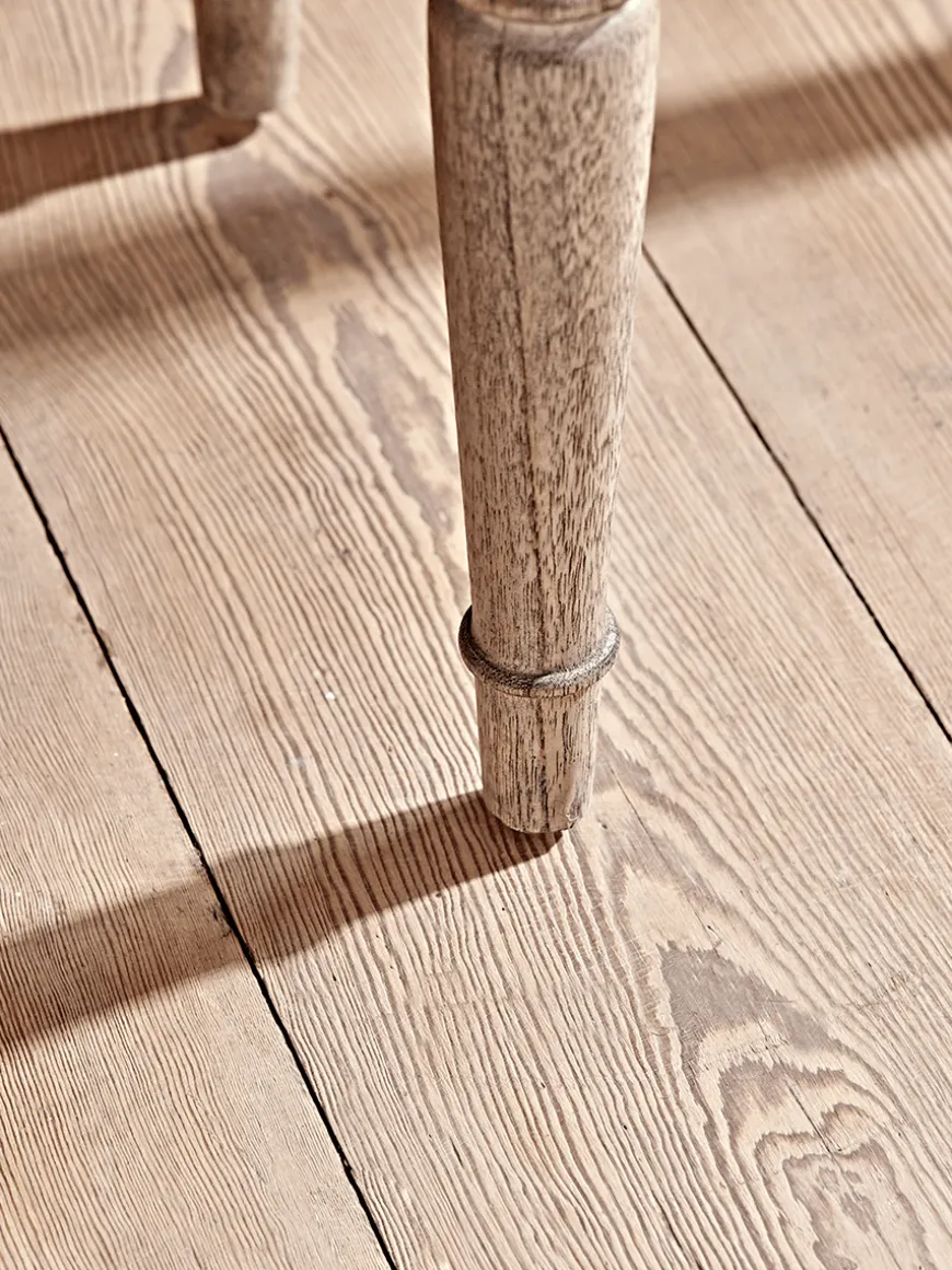 Geometric Parquet Dressing Table Stool