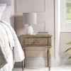Geometric Parquet Single Drawer Bedside Table