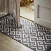 Geometric Stain Resistant Runner