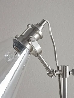 Glass & Concrete Floor Lamp