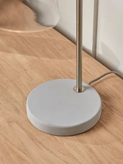 Glass & Concrete Table Lamp