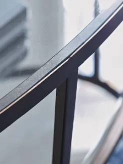 Glass Display Coffee Table - Aged Bronze