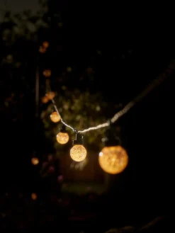 Glass Globe Festoon Lights