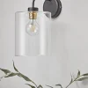 Glass Pendant Wall Light