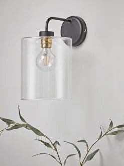 Glass Pendant Wall Light