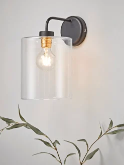 Glass Pendant Wall Light