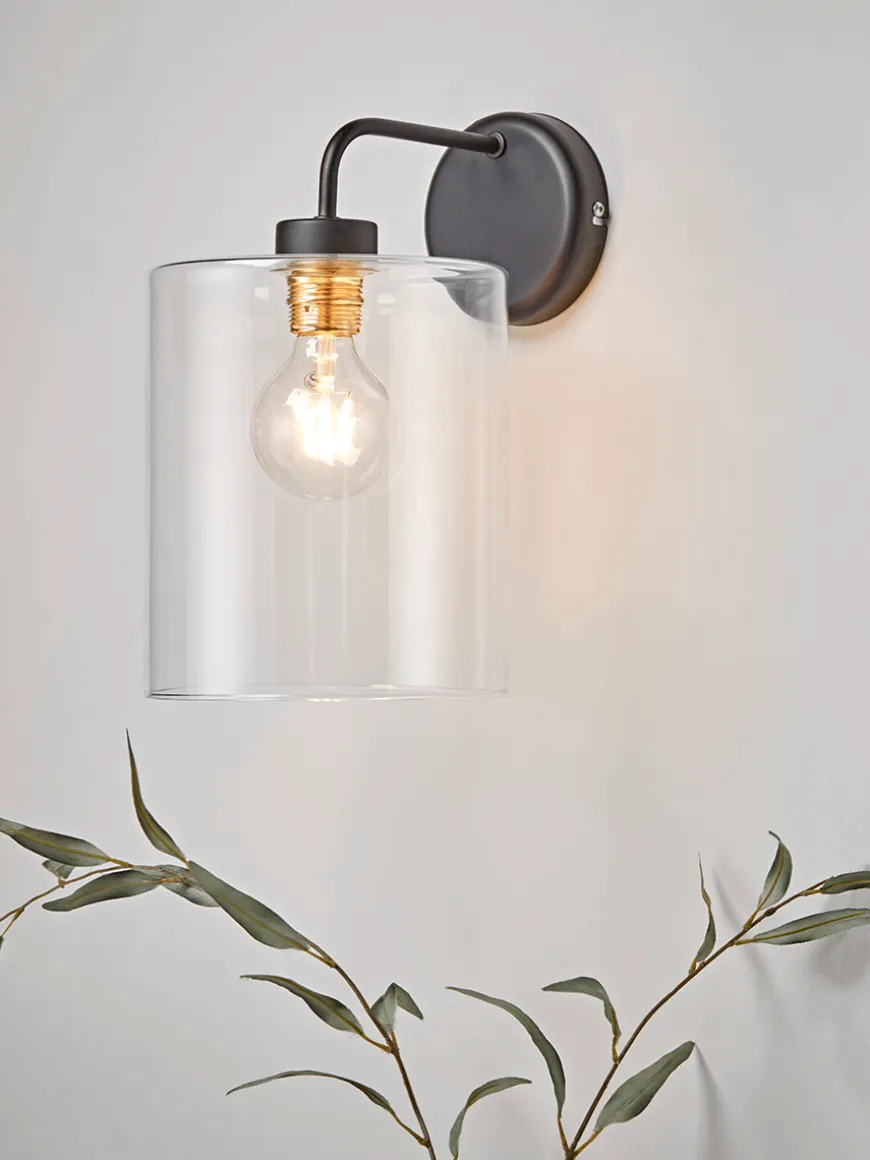 Glass Pendant Wall Light