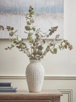 Glazed Dotted Vase