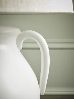 Glazed Handle Table Lamp