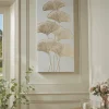 Golden Gingko Leaf Canvas