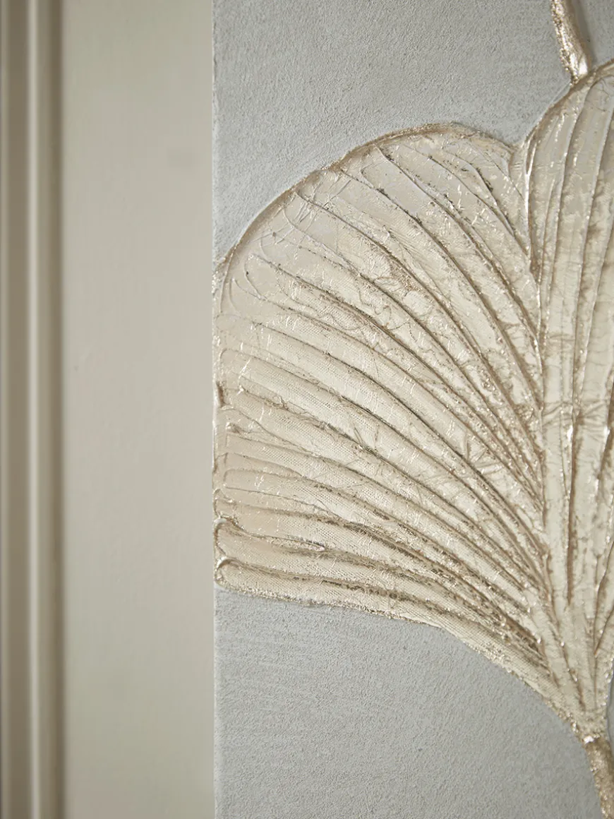 Golden Gingko Leaf Canvas