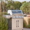 Gourmet Gas & Charcoal Stainless Steel BBQ - 4 Burner