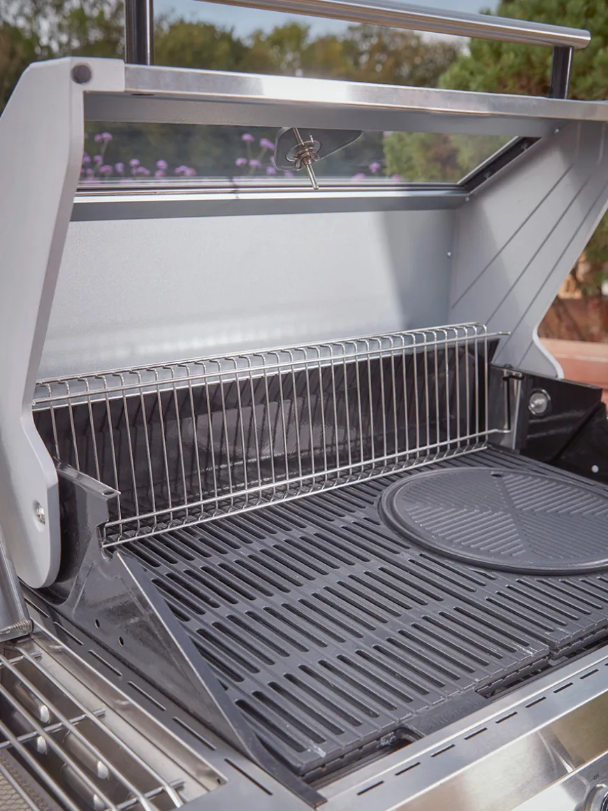 Gourmet Gas & Charcoal Stainless Steel BBQ - 4 Burner