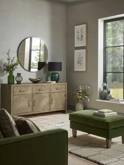 Green Cut Glass Table lamp