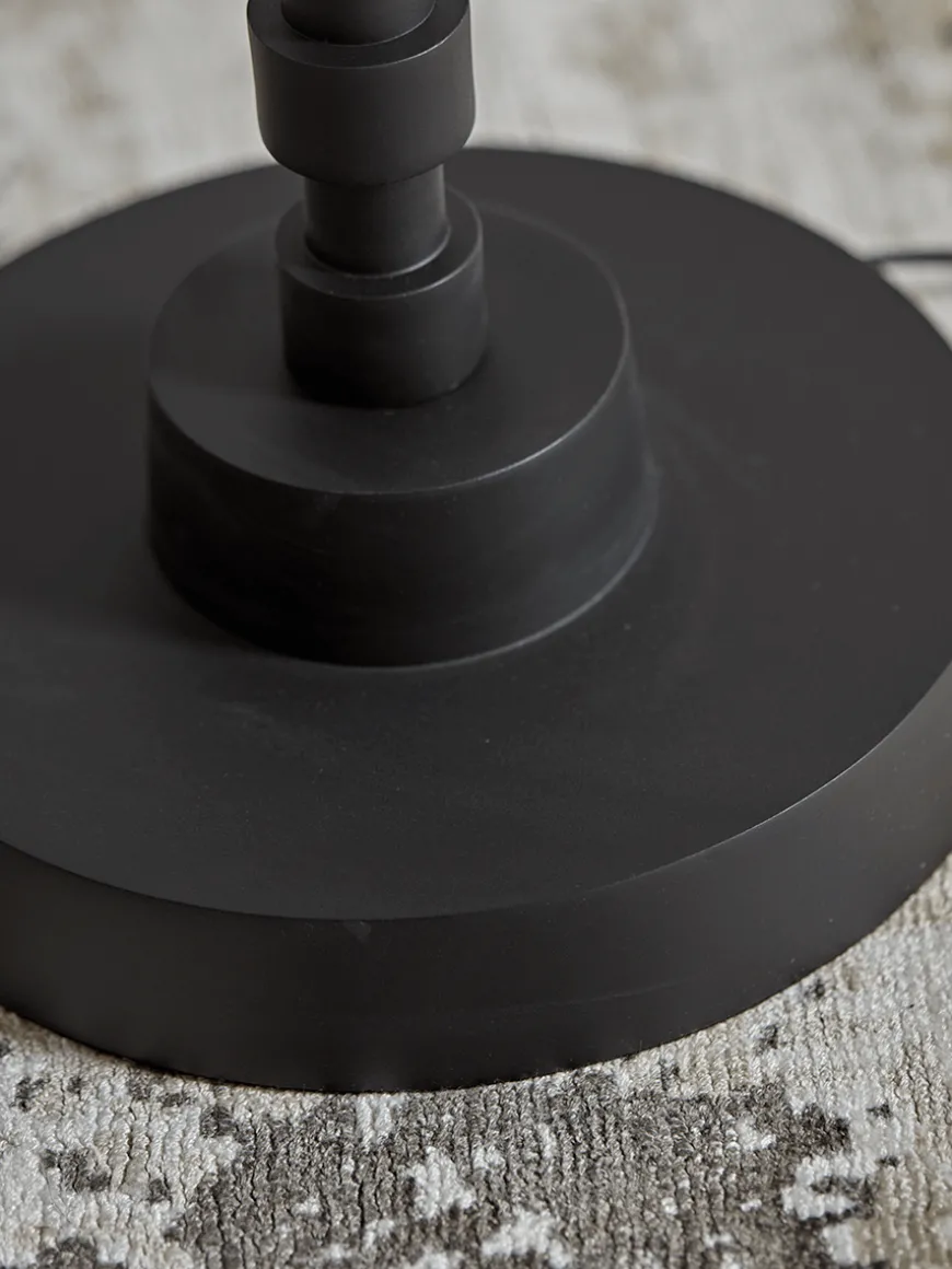 Grey & Black Floor Lamp
