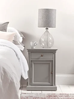 Grey Bedside Table