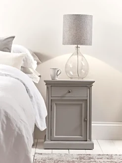 Grey Bedside Table