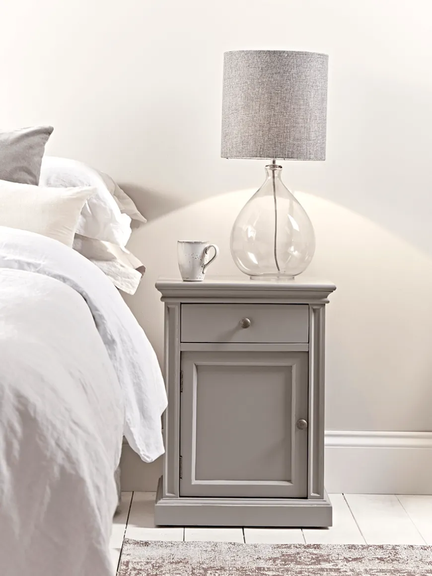 Grey Bedside Table