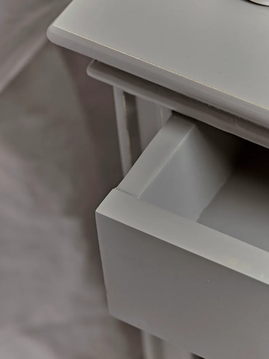 Grey Bedside Table