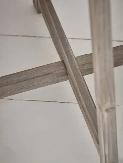 Grey Washed Floor Lamp