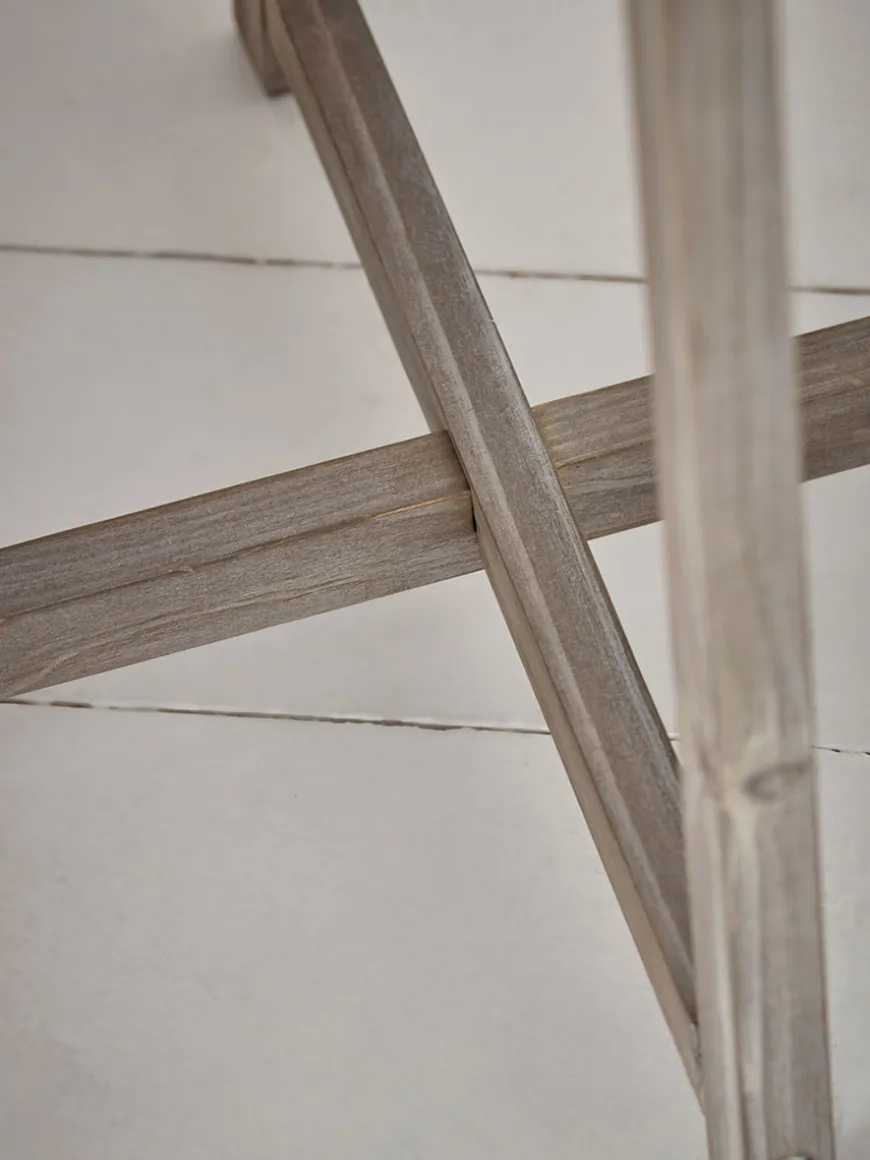 Grey Washed Floor Lamp