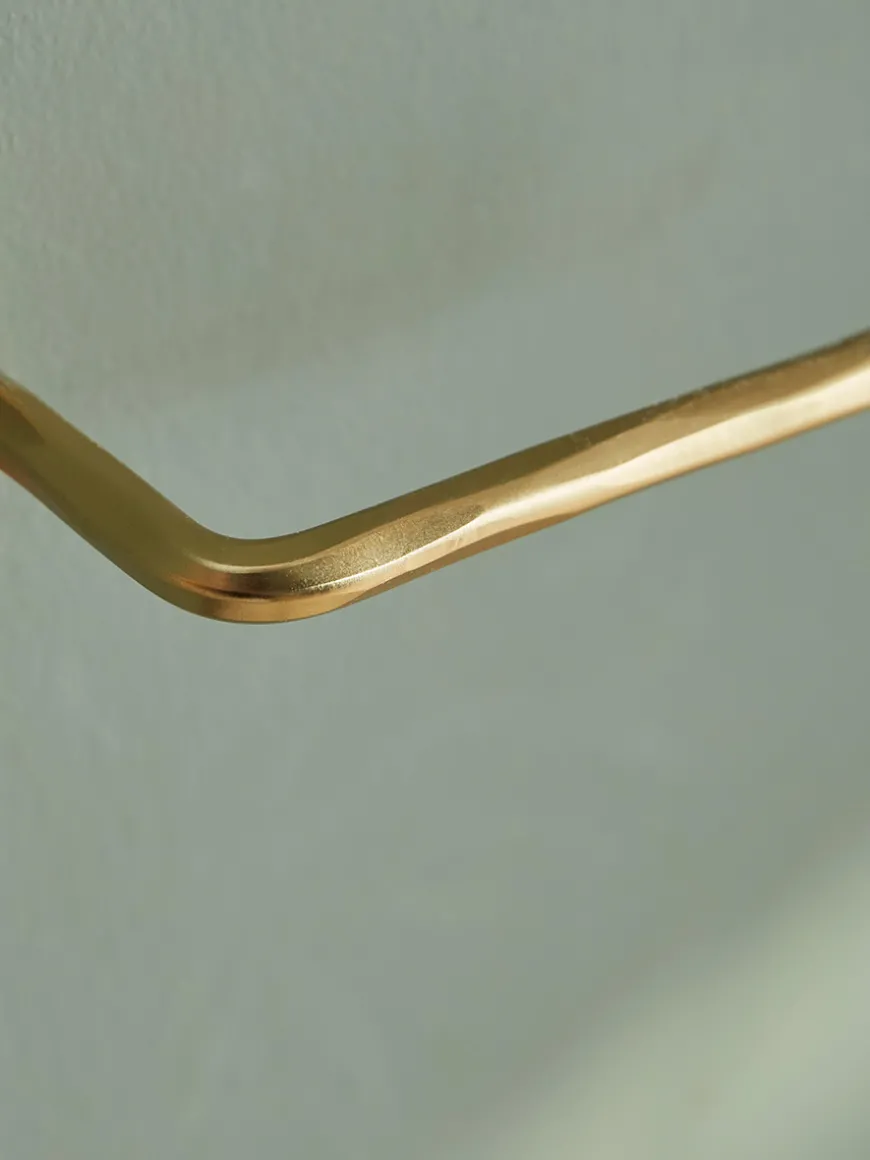 Hammered Brass Loo Roll Holder