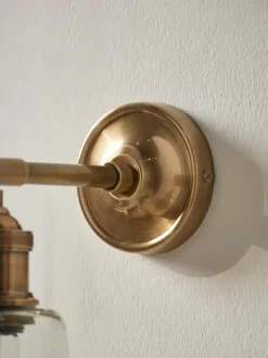 Hammered Glass Wall Light