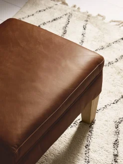 Hardwick Leather Footstool