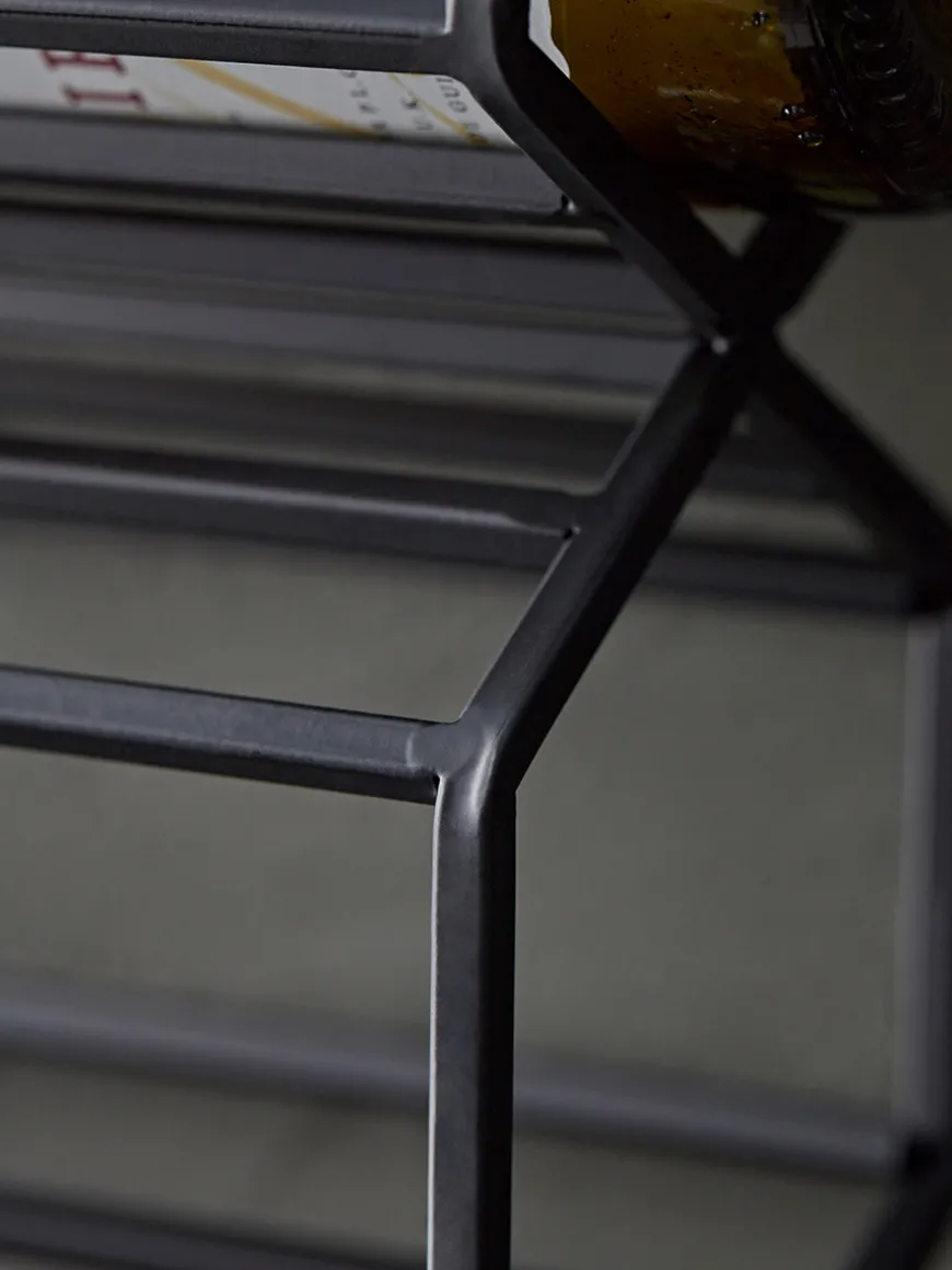 Hexagonal Wine Rack - Black