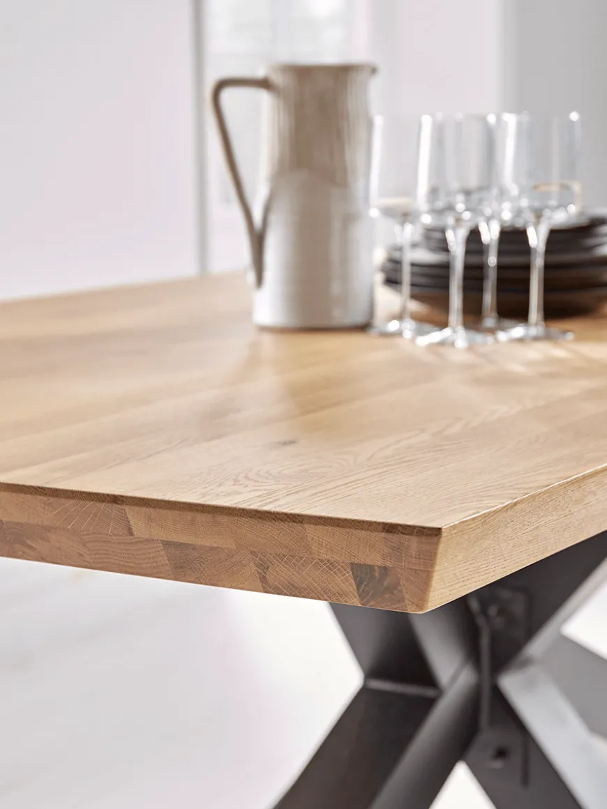 Hoxton Oak Dining Table - Large