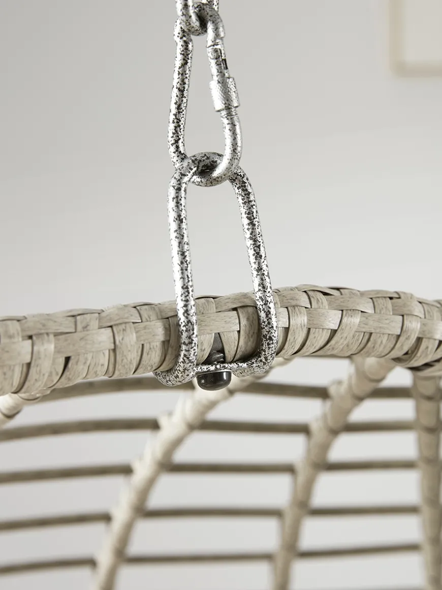 Indoor Outdoor Double Hanging Chair - Grey