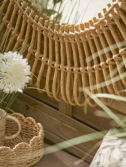 Indoor Outdoor Rattan Mirror