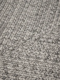 Indoor Outdoor Rectangular Rug - Grey