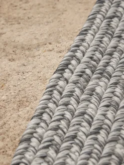 Indoor Outdoor Rectangular Rug - Grey