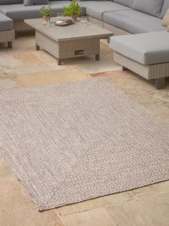 Indoor Outdoor Rectangular Rug - Natural