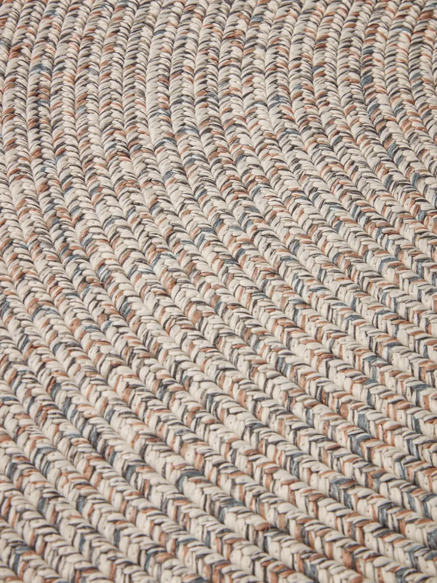 Indoor Outdoor Round Rug - Natural