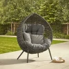 Indoor Outdoor Teardrop Occasional Chair
