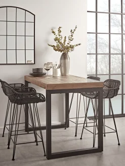 Industrial Curved Top Window Mirror
