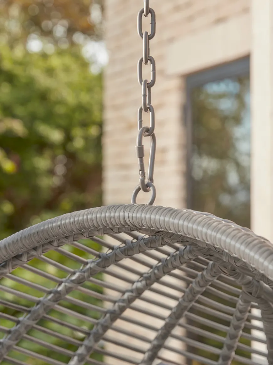 Industrial Hanging Chair - Grey