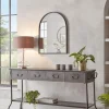 Industrial Iron Console Table