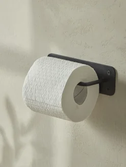 Industrial Loo Roll Holder - Black