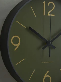 Industrial Olive Clock