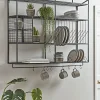 Industrial Style Iron Wall Unit - Large