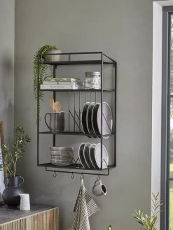Industrial Style Iron Wall Unit - Medium