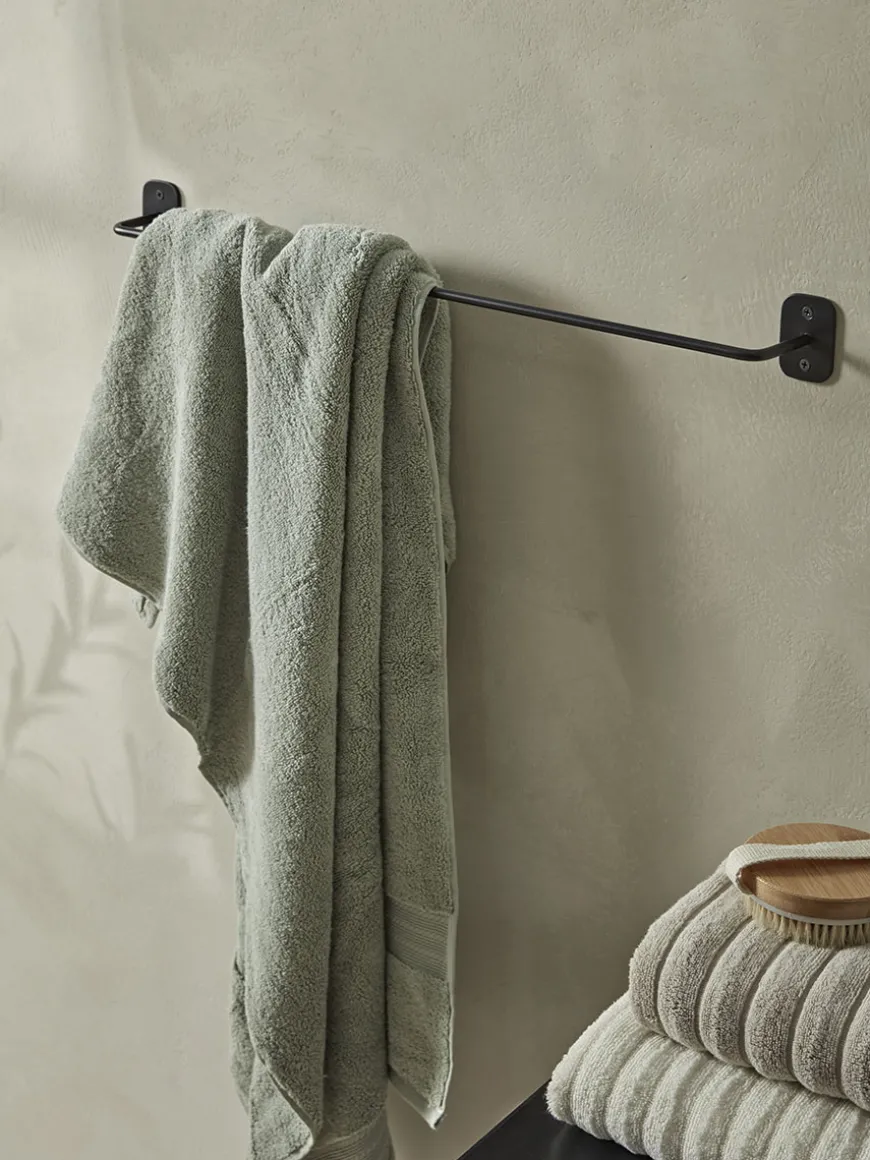 Industrial Towel Rail - Black