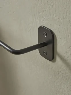 Industrial Towel Rail - Black