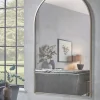 Iron Arched Full Length Mirror