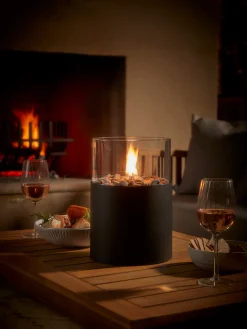 Large Portable Firepit - Black